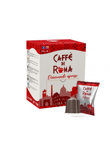 CAFFE DI ROMA NESPRESSO VULCANO - Cartone 50 capsule compatibili