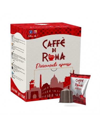 CAFFE DI ROMA NESPRESSO VULCANO - Cartone 100 capsule compatibili