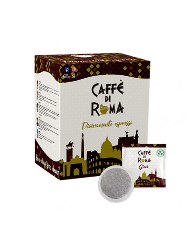 CAFFE DI ROMA CIALDA GIOVE Cartone 50 Cialde Ese 44 compostabile
